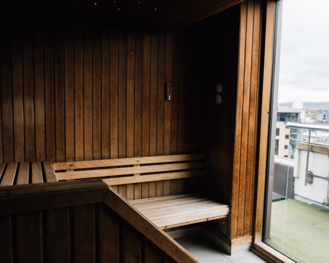 Sauna, Steam Room and Hot Tub